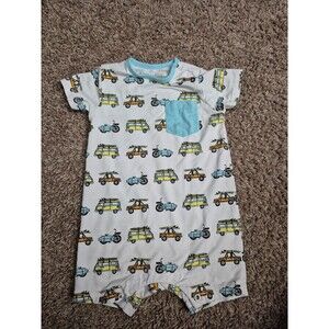 Cocomoon bamboo shorts vehicles size 12-18 months